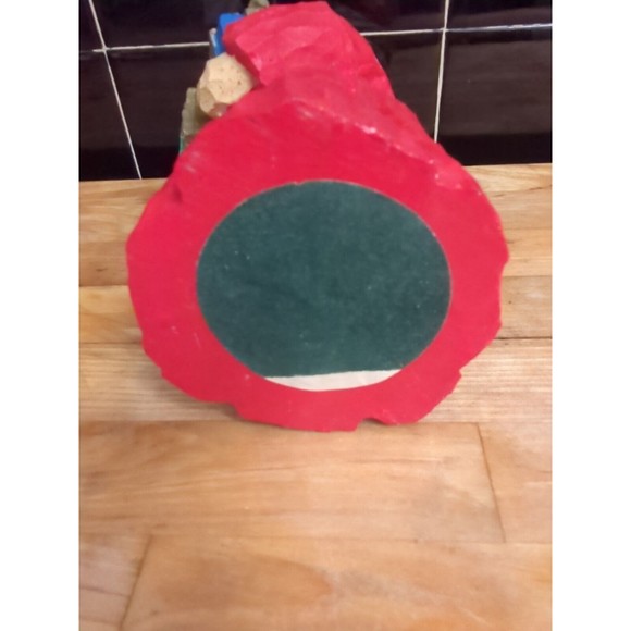 Holiday Collection Carved Look Mrs Santa Figurine World Bazaars 10" - Picture 7 of 8